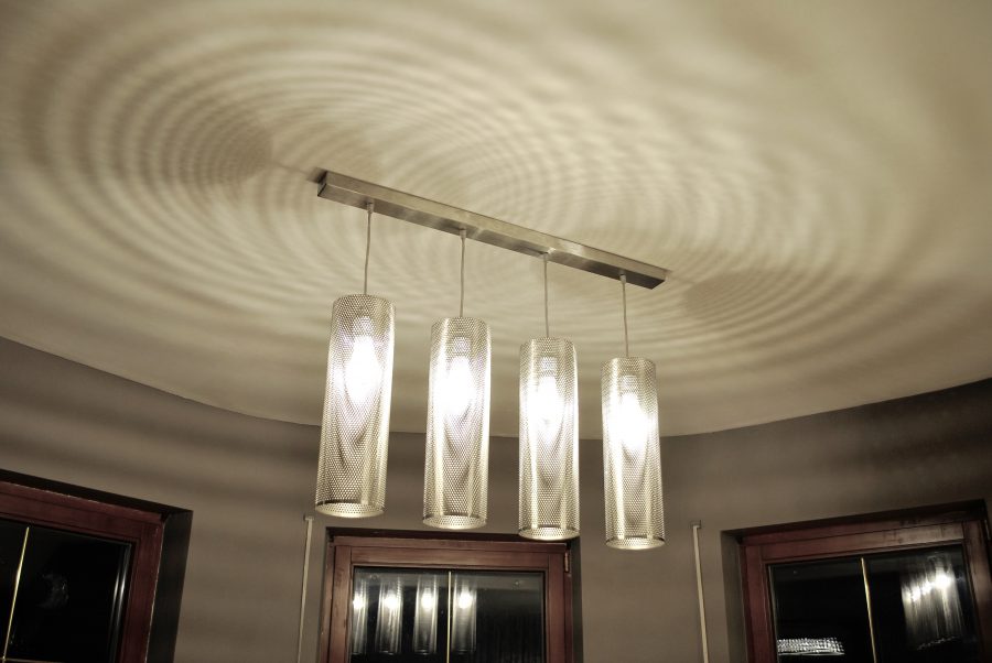 Modern Geometric Lamp, Ceiling Light WINDCHIMES Archerlamps