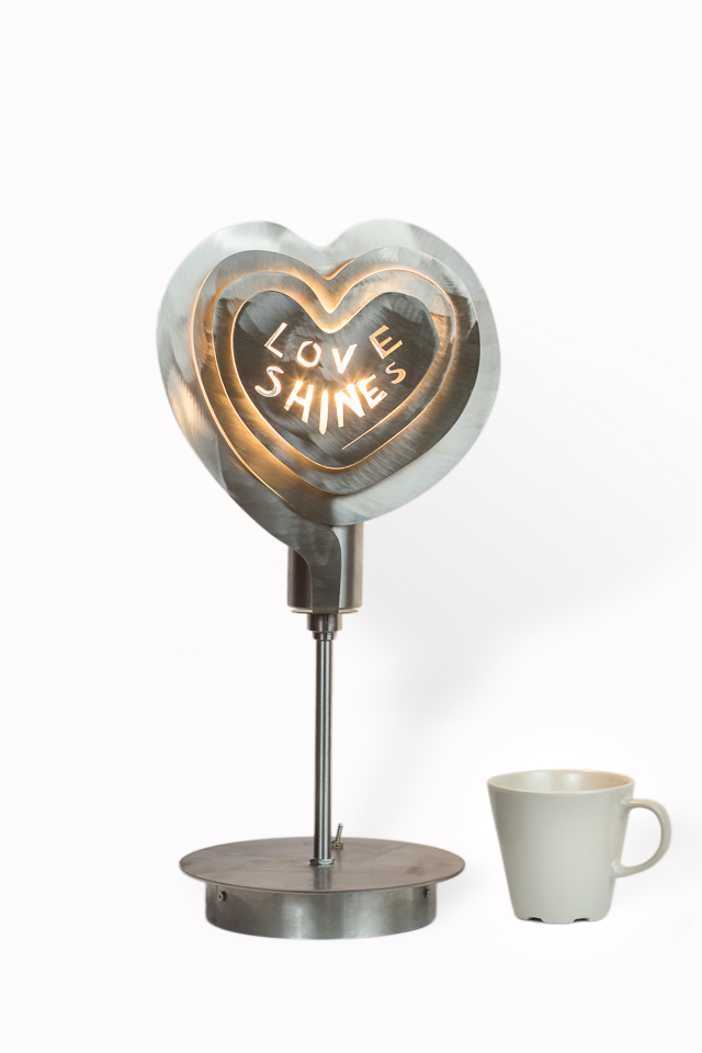 Modern Lamp, Unusual Table Lamp LOVE LIFE Archerlamps